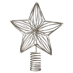 Lumineo LED Gold Star Tree Topper 9 in.