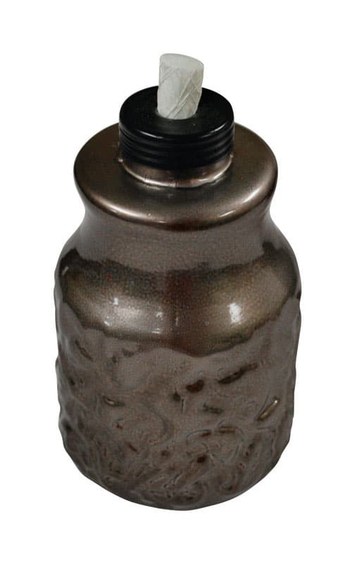 UPC 086861160855 product image for Tiki Metal Brown 7-1/8 in. Tabletop Torch | upcitemdb.com