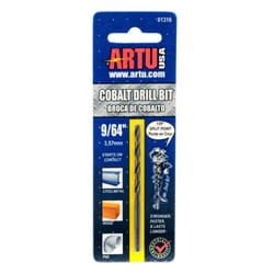 ARTU 9/64 in. X 2-7/8 in. L Cobalt Drill Bit Straight Shank 1 pc