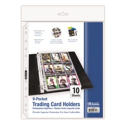 Bazic Products Clear Sports Card Holder 10 pk