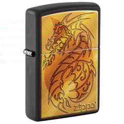 Zippo Black 218 Medieval Mythological Lighter 2 oz 1 pk