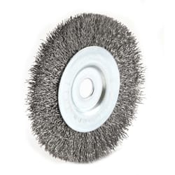 Forney 6 in. Crimped Wire Wheel Brush Metal 6000 rpm 1 pc