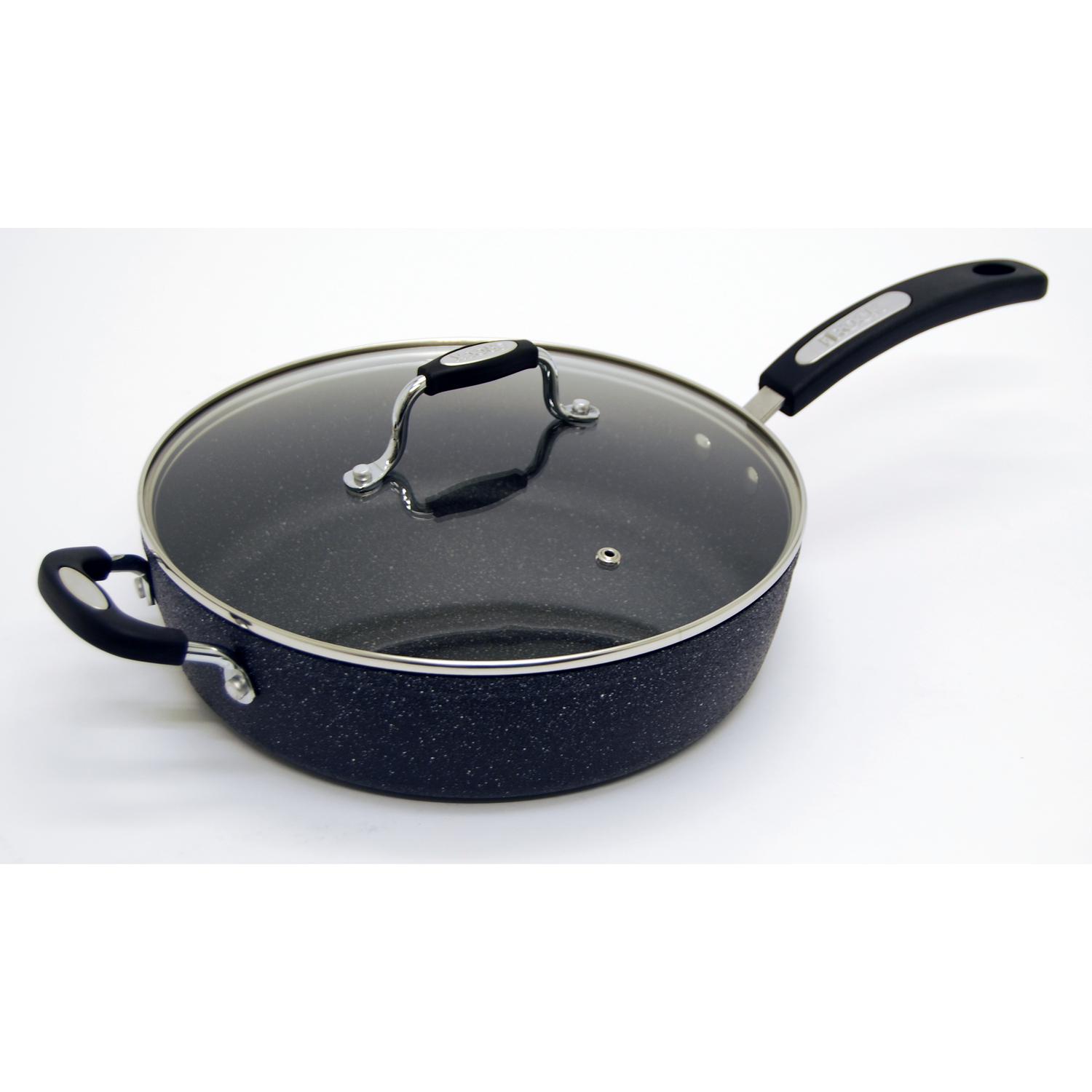 Starfrit The Rock Aluminum Fry Pan 11 in. Black Uae Electronic uaeelectronic.com