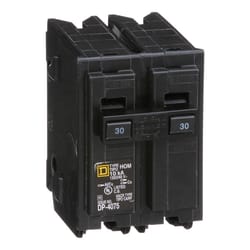 Square D HomeLine 30 amps Surge 2-Pole Circuit Breaker