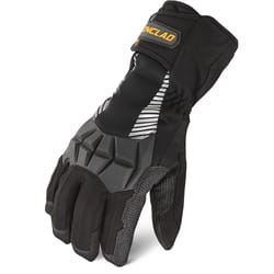 Ironclad Tundra L Synthetic Leather, TPR Cold Weather Black Gloves