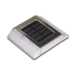 Classy Caps Silver Solar Powered 0.2 W LED Pathway Light 1 pk