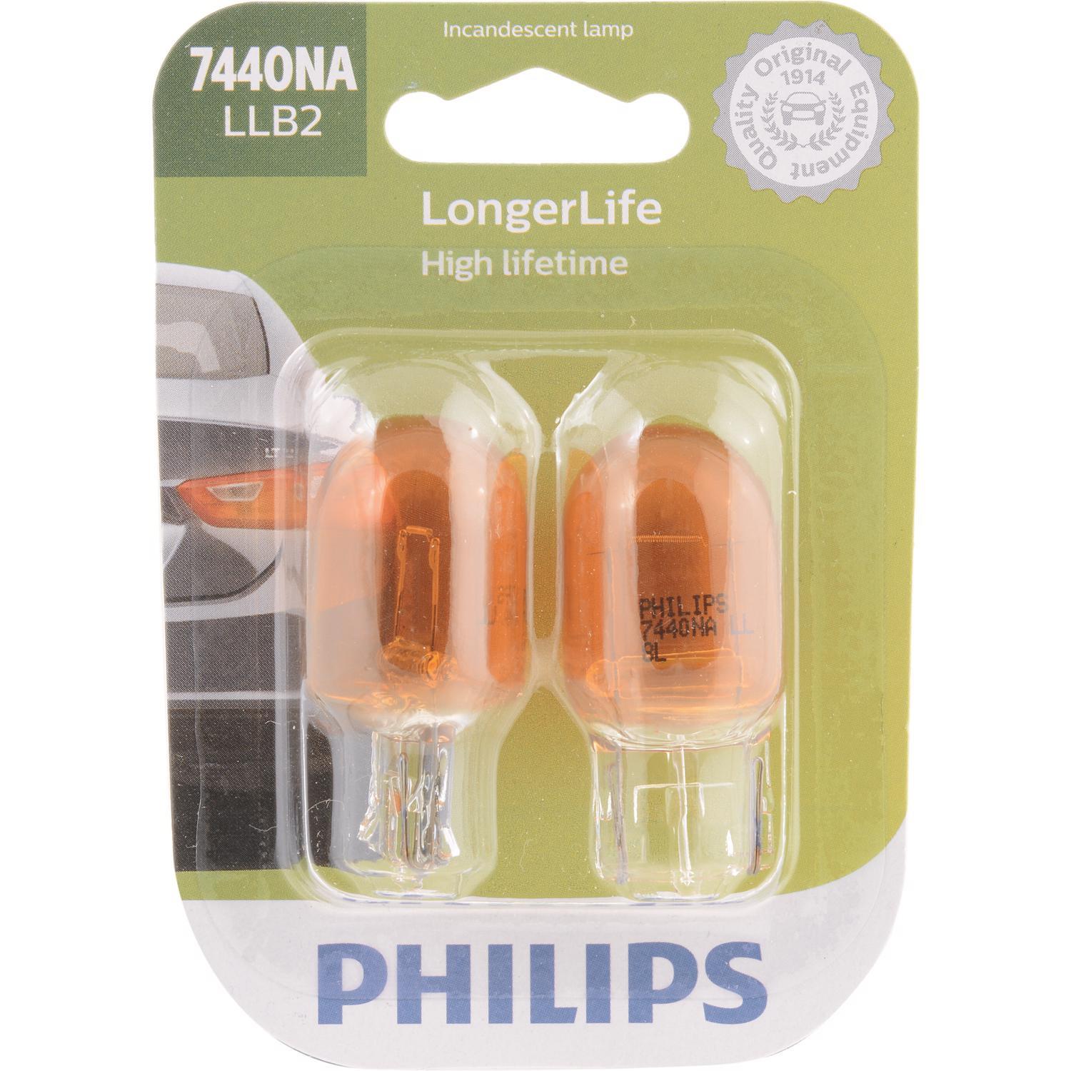 Photos - Light Bulb Philips LongerLife Incandescent Marker/Turn/Utility Miniature Automotive B 