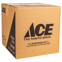 Ace 14 in. H X 14 in. W X 14 in. L Cardboard Corrgugated Box 1 pk