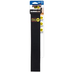 Wrap-It Storage Super-Stretch 2 in. W X 24 in. L Black Stretch Storage Straps 10 lb 2 pk