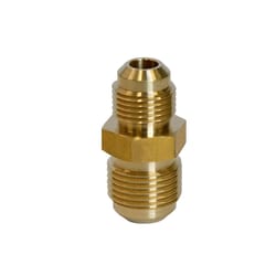 ATC 1/2 in. Flare X 3/8 in. D Flare Yellow Brass Reducing Union