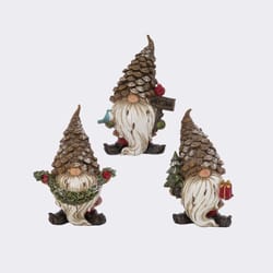 Gerson Multicolored Gnome Figurine 6 in.