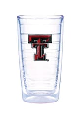 Tervis Collegiate 16 oz Clear BPA Free Texas Tech Red Raiders Tumbler