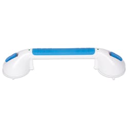 Carex Health Brands Ultra Grip Blue/White Grab Bar Plastic 4.5 in. H X 16 in. L