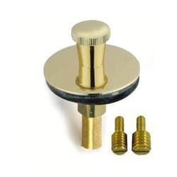 EasyPopUp Polished Brass Lift N Lock Tub Drain Stopper