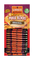 Lowrey's Bacon Microwave Pork Rinds 1.75 oz Bagged