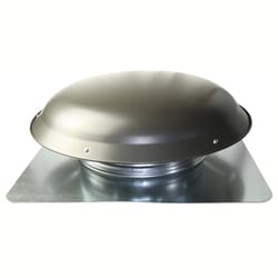 Cool Attic 9 in. H X 25 in. W X 25 in. L Galvanized Weathered Gray Steel Power Attic Ventilator