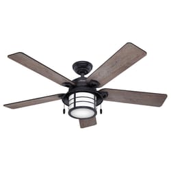 Hunter Key Biscayne 54 in. Weathered Zinc CFL Outdoor Ceiling Fan