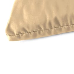 Jordan Manufacturing Beige Polyester Bench Cushion 18 in. H X 3.5 in. W X 48 in. L