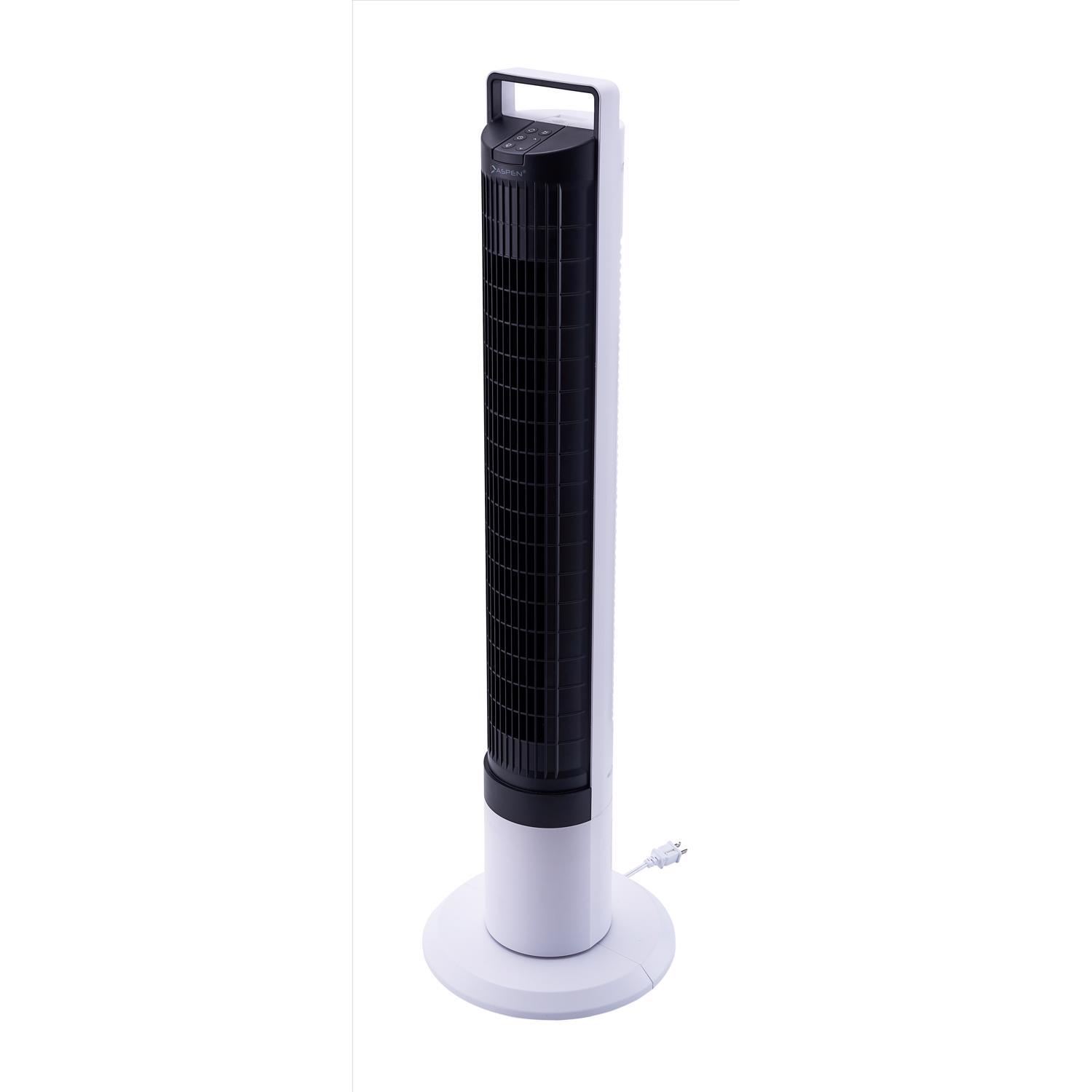 Aspen 40 in. H 4 speed Oscillating Tower Fan Remote Control Sansujyuku sansujyuku.com