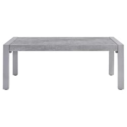 Signature Design by Ashley Moonlight Gray Rectangular Stone Contemporary Coffee Table