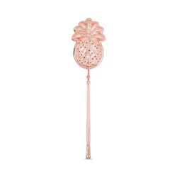 True Pinky Up Rose Gold Stainless Steel Pineapple Tea Infuser