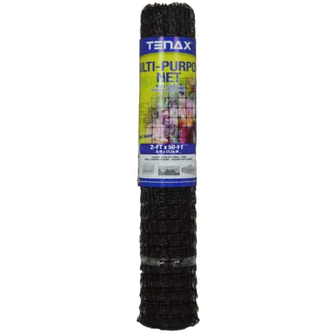 Tenax 2 ft. H X 50 ft. L Polypropylene Multi Purpose Netting Black