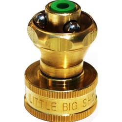 Little Big Shot 3 Pattern Adjustable Continuous Brass Hose Nozzle