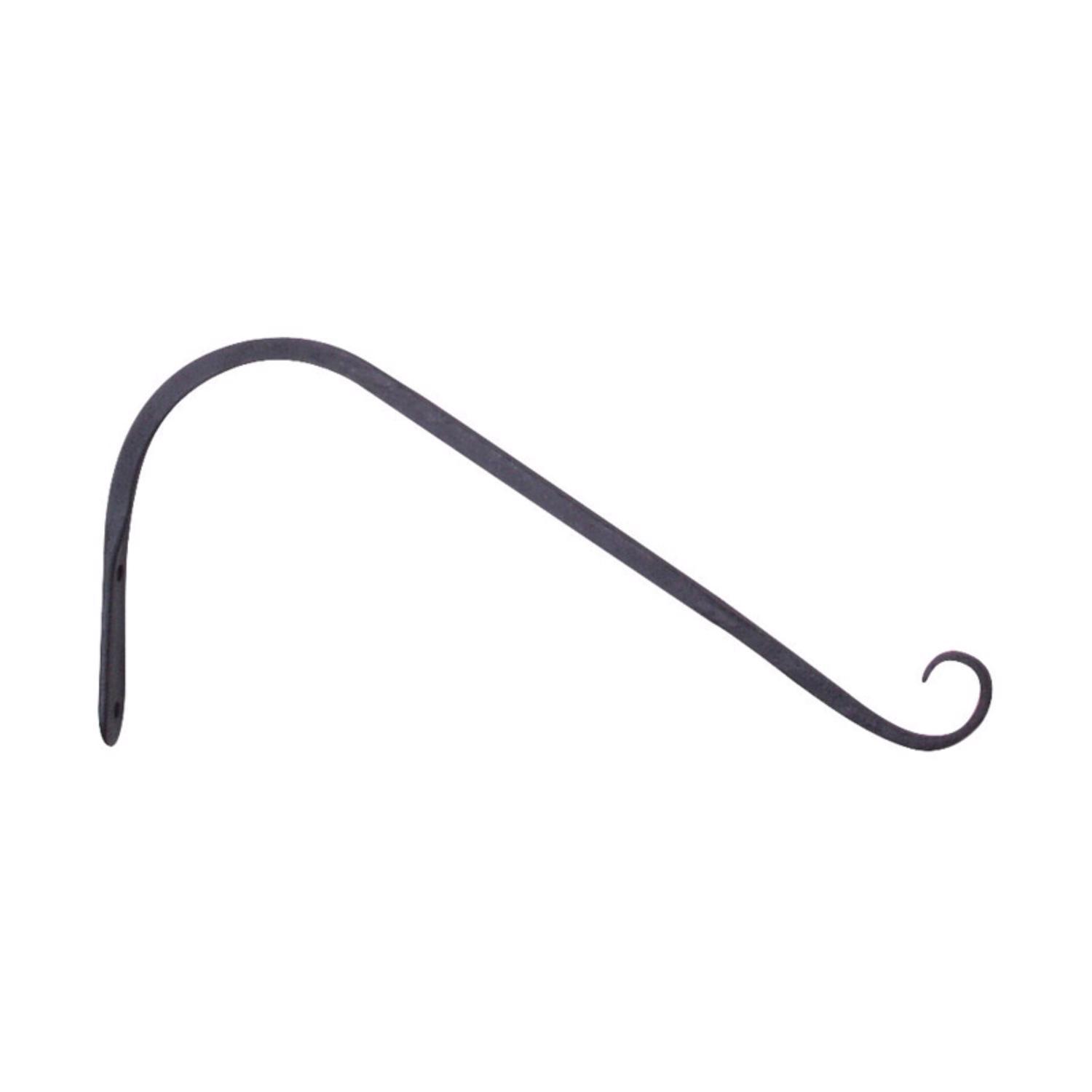 Panacea Black Wrought Iron 12 in. H Angled Plant Hook