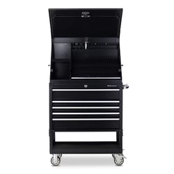 Montezuma 30.87 in. 5 drawer Steel Utility Rolling Tool Cart 37 in. H X 18.12 in. D