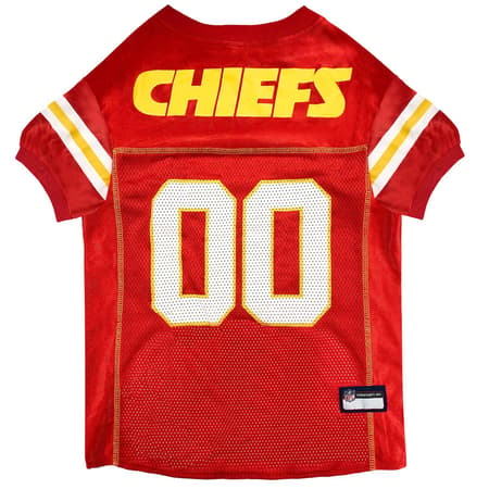 Pets First KCC-4145-SM Kansas City Chiefs Mesh Jersey