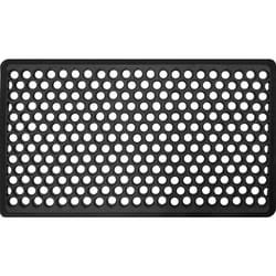 WJ Dennis Element 30 W X 18 L Black Polyester Anti-Fatigue Mat