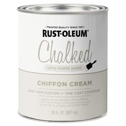 Rust-Oleum Chalked Ultra Matte Chiffon Cream Water-Based Chalk Paint 30 ounce