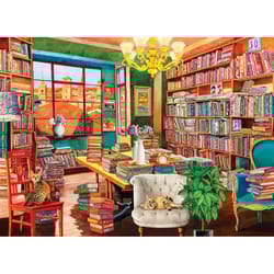 Eurographics The Old Library Jigsaw Puzzles Multicolored 1000 pc