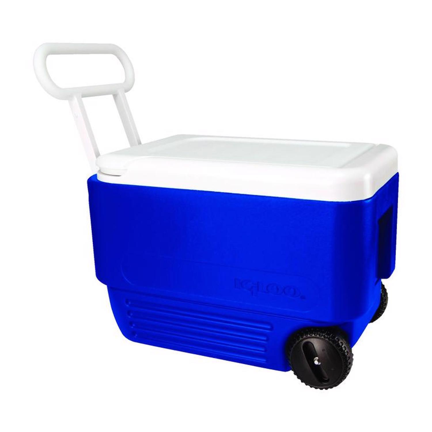 Igloo Wheelie Cool Blue 38 qt Cooler Sansujyuku sansujyuku.com