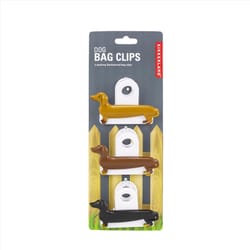 Kikkerland Design Assorted ABS Plastic Bag Clips