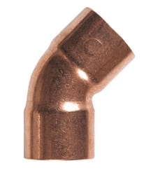 NIBCO 1-1/4 in. Sweat X 1-1/4 in. D Sweat Copper 45 Degree Elbow 1 pk