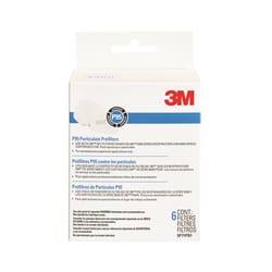 3M P95 Paint Spray and Pesticide Respirator Mask Replacement Filter 5000 White 6 pk
