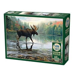 Cobble Hill Moose Crossing Jigsaw Puzzle 1000 pc