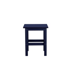 Durogreen Navy Blue Square HDPE Classic Side Table