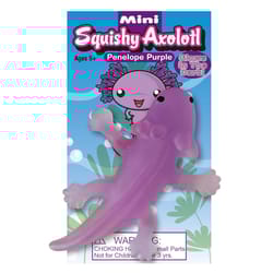 Zorbitz Mini Squishy Axolotl Toy Purple