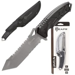 REAPR 10.5 in. Fixed Utility Knife Black 1 pc