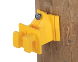 Dare Wood Post Insulator Yellow