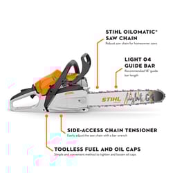 STIHL MS 182 16 in. Light 04 Bar Gas Chainsaw Tool Only Picco Micro Mini 3 PM3 3/8 in.
