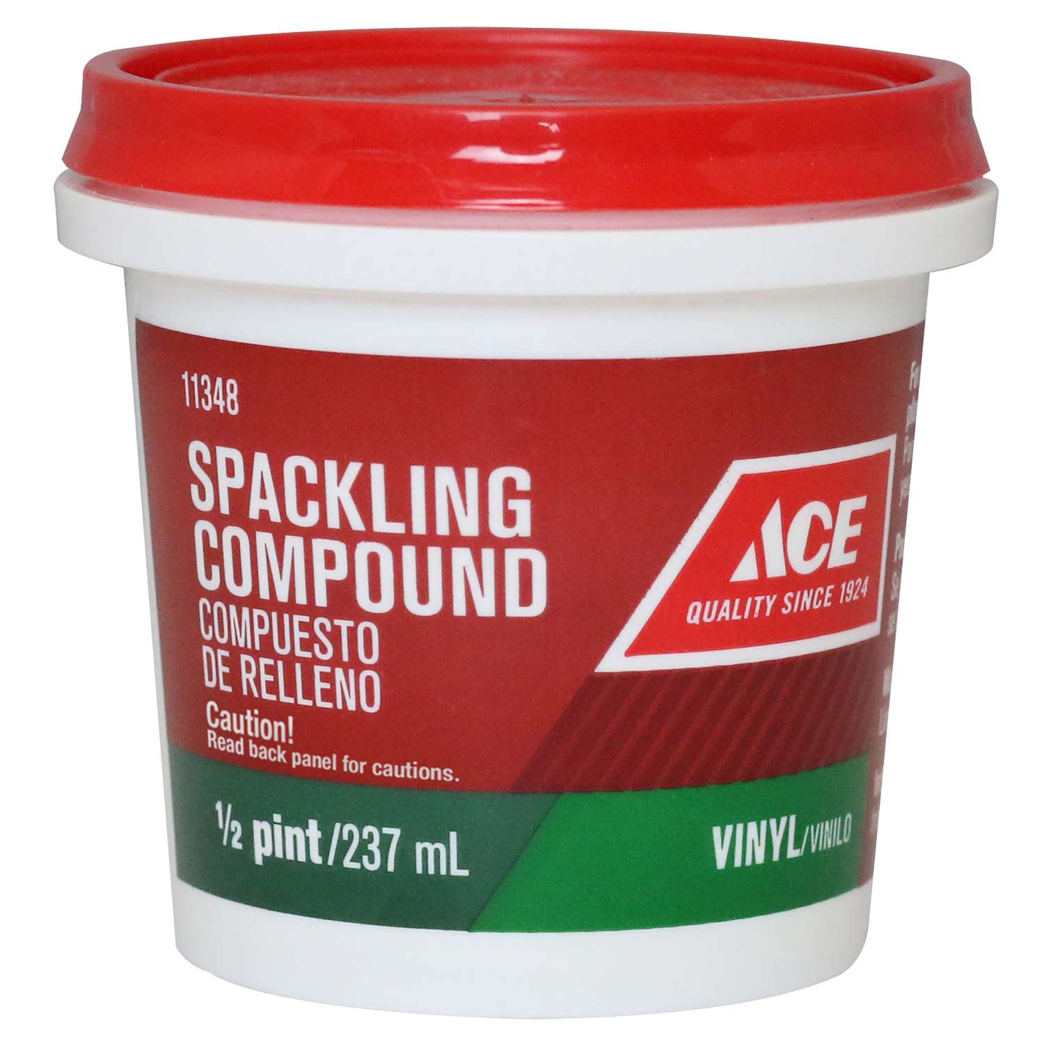 Ace Vinyl Ready to Use Off White Spackling Compound 0 5 pt Ace Vinyl Ready to Use Off White Spackling Compound 0 5 pt