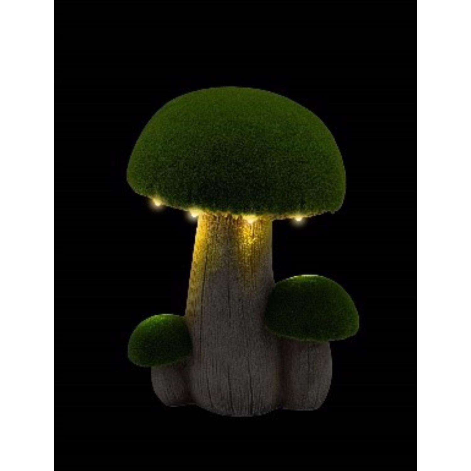 Luxe Light Decor Multicolored Polyresin 13.9 in. H Flocked