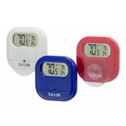 Taylor Digital Thermometer Plastic Assorted 2.5 in.