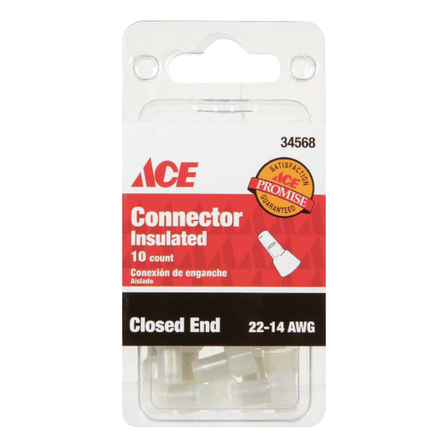 Ace Insulated Wire Closed End Connector 10 pk Ace Hardware