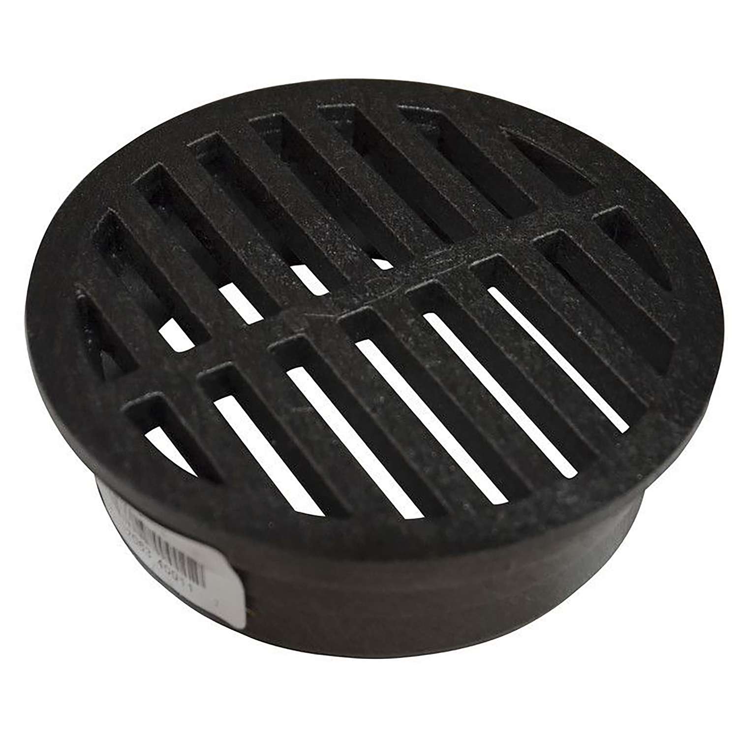 NDS 4 in. Black Round Polyolefin Drain Grate Ace Hardware