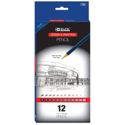 Bazic Products Assorted Design & Drafting Pencil 12 pk