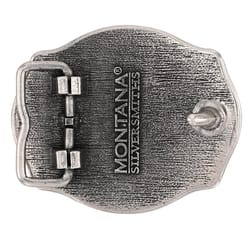Montana Silversmiths Classic Impressions Lil Buckaroo Skull Kids Attitude Black/Silver Belt Buckle